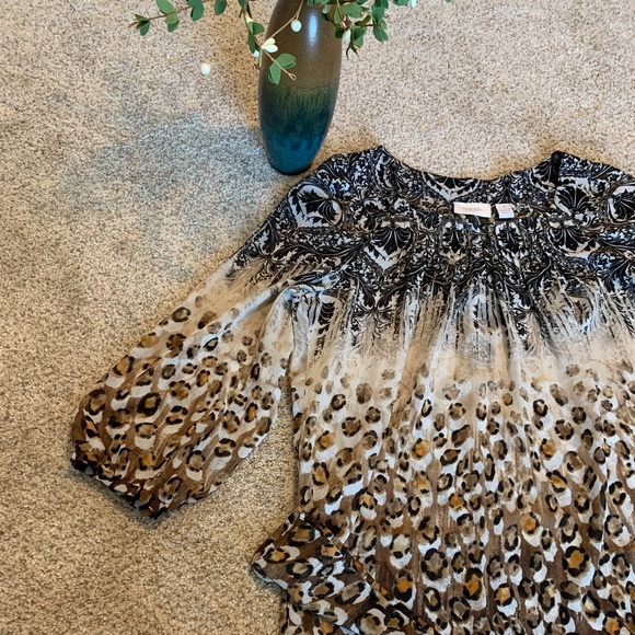 Chico's Tops - Chico's Mulit-Patterned Animal Print Top